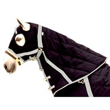 Intrepid International High Spirit Snuggie Quilted Hood Black/Silver
