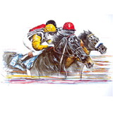 Print - Speed (Horse Racing) Horse 19.75