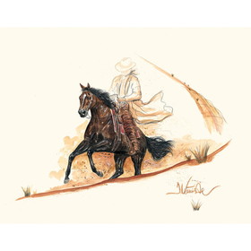 Print - El Paso (Western Horse) Horse 19.75" X 27.5"