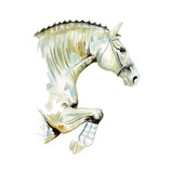 Haddington Green Equestrian Art Print - Network (Show Jumper) Horse 19.75