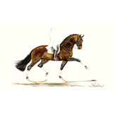 Print - Primavera (Dressage) Horse 19.75