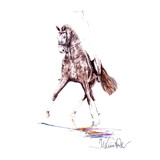 Haddington Green Equestrian Art Print - Romme (Dressage) Horse 19.75
