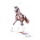 Haddington Green Equestrian Art Print - Romme (Dressage) Horse 19.75" X 27.5"