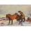 Haddington Green Equestrian Art HGC492X Christmas Cards, Winter Playmates, 10 Pack