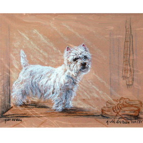 Print - Westie By Shoes
