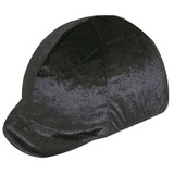Equestrian Helmets Velvet Stretch Helmet Cover - Soft Peak