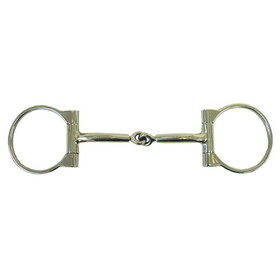 Robart Pinchless Western Snaffle Offset Dee Bit