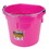 Miller Flat Back Bucket Hot Pink 20 Qt FOB