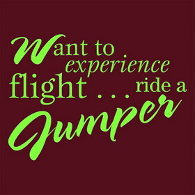 The Sound Equine Tee Shirt "Want to Experience Flight..."