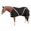 Intrepid International Snuggie Large Horse Stable Blanket 350G, 600D Black/Silver 86" FOB