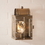 Irvin's Tinware 25WBBR Small Wall Lantern in Weathered Brass