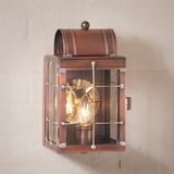 Irvin's Tinware 25WBCOP Small Wall Lantern in Antique Copper