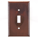 Irvin's Tinware 379SRT Single Switch Cover Unpierced in Rustic Tin