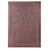 Irvin's Tinware 397COP Vertical Wheat Panel in Solid Copper