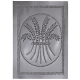 Irvin's Tinware 397CT Vertical Wheat Panel in Country Tin