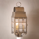Irvin's Tinware 636PBR Washington Post Lantern in Weathered Brass
