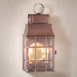 Irvin's Tinware 636WCOP Washington Wall Lantern in Antique Copper