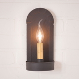Irvin's Tinware 6WBK Fireplace Sconce in Textured Black
