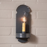 Irvin's Tinware 7WCT Foot Sconce in Country Tin
