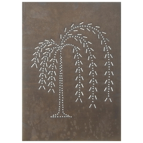 Irvin's Tinware 807BT Vertical Willow Panel in Blackened Tin
