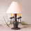 Irvin's Tinware 836ATBOR Cedar Creek Lamp in Americana Black with Shade