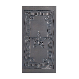 Irvin's Tinware 862BT Small Vertical Federal Panel in Blackened Tin