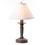 Irvin's Tinware 873ATBOR Butcher Lamp in Americana Black with Shade