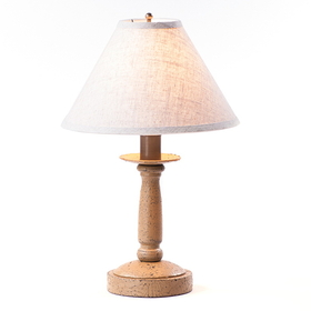 Irvin's Tinware 873ATPWD Butcher Lamp in Americana Pearwood with Shade