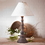 Irvin's Tinware 9187AH1 Davenport Lamp in Hartford Black with Shade