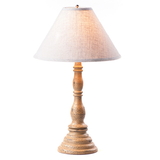 Irvin's Tinware 9187ATPWD Davenport Lamp in Americana Pearwood with Shade