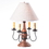 Irvin's Tinware 9188AH4 Jamestown Lamp in Hartford Pumpkin with Shade