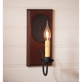 Irvin's Tinware 9191TPLR Wilcrest Sconce in Americana Red