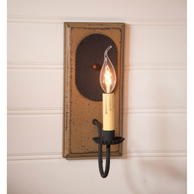 Irvin's Tinware 9191TPWD Wilcrest Sconce in Pearwood