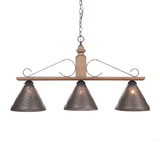 Irvin's Tinware 9193TPWD Wellington Large Island Light in Pearwood