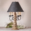 Irvin's Tinware 9196XTPWD Bradford Lamp in Americana Pearwood with Shade