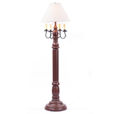 Irvin's Tinware 9200ATPLR General James Floor Lamp in Red with Shade