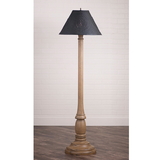 Irvin's Tinware 9201XTPWD Brinton House Floor Lamp Americana Pearwood with Shade