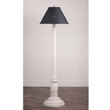 Irvin's Tinware 9201XTVWH Brinton House Floor Lamp Americana White with Shade