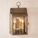 Irvin's Tinware 94BR Toll House Wall Lantern in Weathered Brass