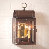 Irvin's Tinware 94COP Toll House Wall Lantern in Antique Copper