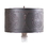 Irvin's Tinware 965CKB Floor Lamp Drum Shade with Chisel in Kettle Black
