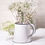 Irvin's Tinware K18-06WB Decorative Mug in White