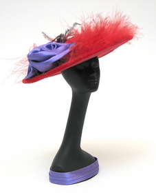 IWGAC 0126-16009 Red Hat Mannequin withHat Red feather