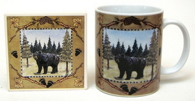 IWGAC 0126-44271 Bear Cup/Coaster Set