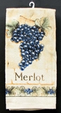IWGAC 0126-Merlot Merlot Grape Hand Towel