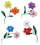 IWGAC 0160-03610 Flower Ladybug Wind Spinner, Price Each