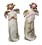 IWGAC 0182-29423CD Christmas Angel Ornament Set of 2