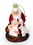 IWGAC 0182-37419 Roman Molded Glass Kneeling Santa Ornament