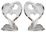 IWGAC 0182-38779-2 Roman Acrylic Angel in Heart Set of Two