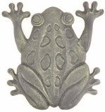 IWGAC 0184J-0026A-B Frog Stepping Stone Antique Bronze